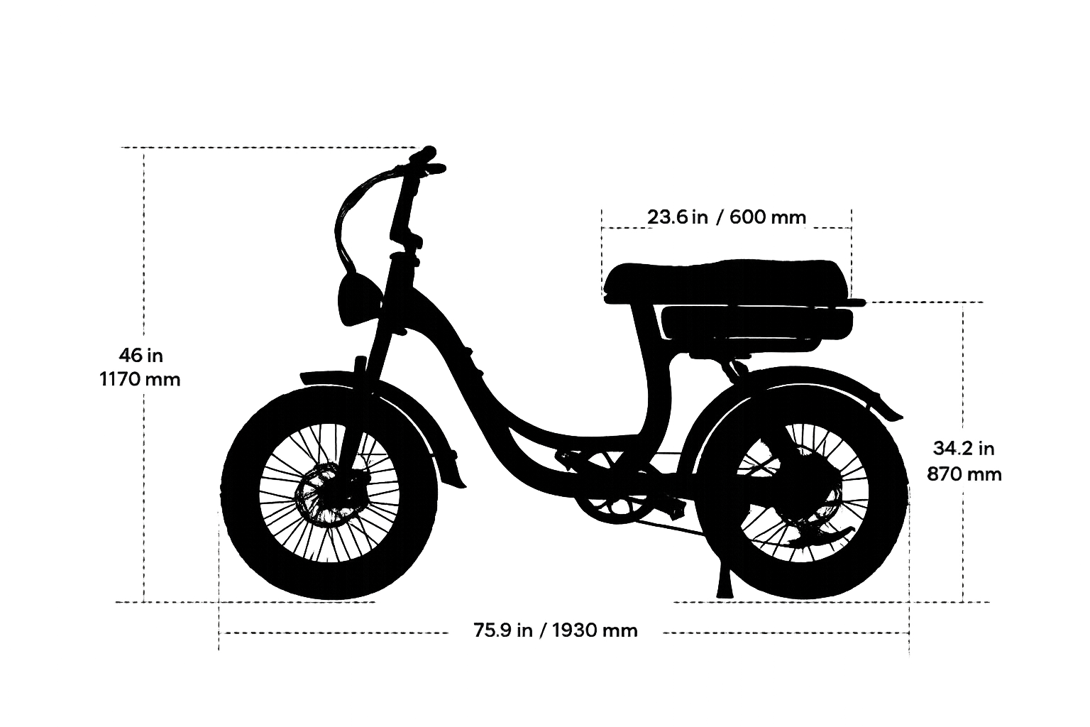 Bike sizing and dimensions